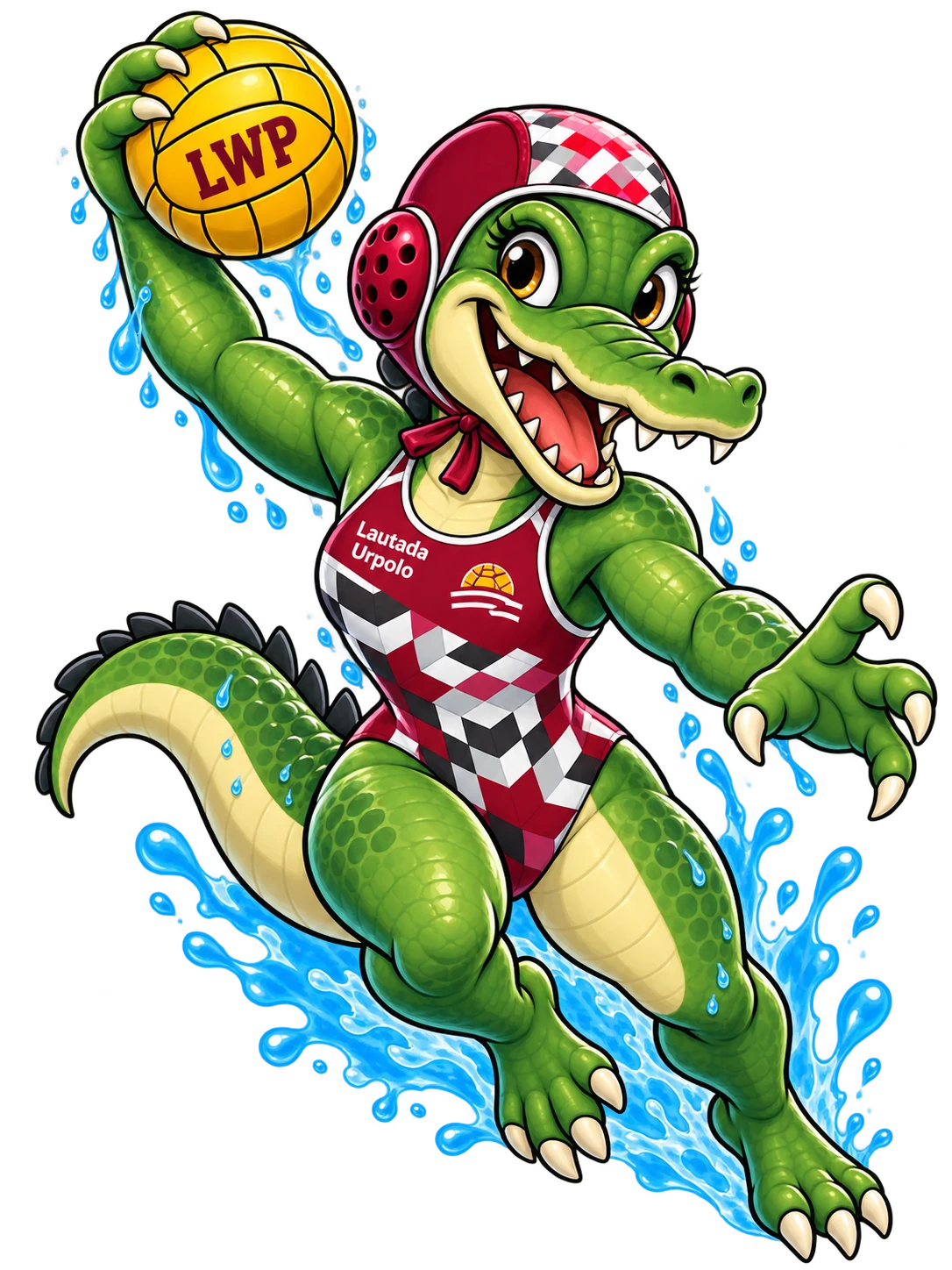 Mascota del waterpolo femenino de Lautada