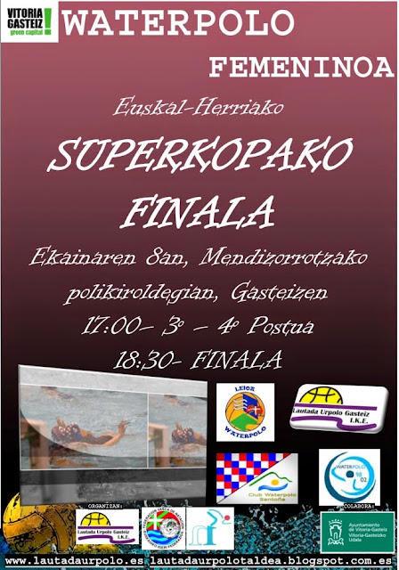 LA FINAL DE LA SUPERCOPA FEMENINA DE WATERPOLO EH SE JUEGA EN VITORIA-GASTEIZ