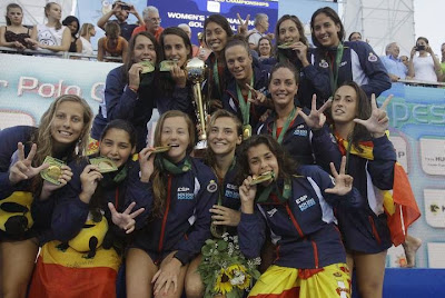 Waterpolo Femenino, Nuestras guerreras de Oro!!, de nuevo — cartel