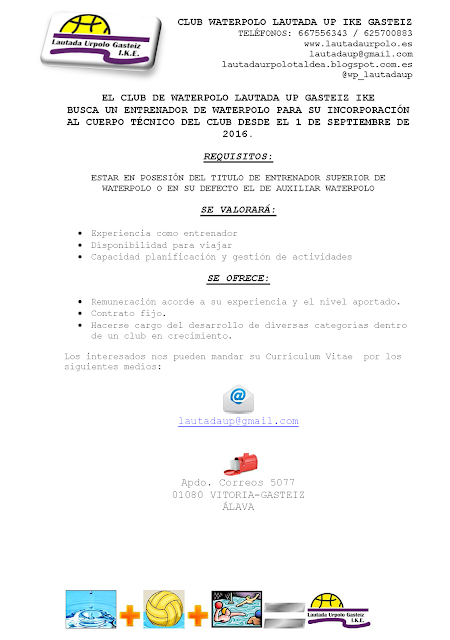 BUSCAMOS ENTRENADOR PARA SEGUIR CRECIENDO... — cartel