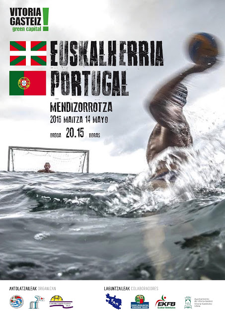CARTEL PARTIDO EUSKAL HERRIA - PORTUGAL - 14 de MAYO 2016 * CD MENDIZORROTZA * — cartel
