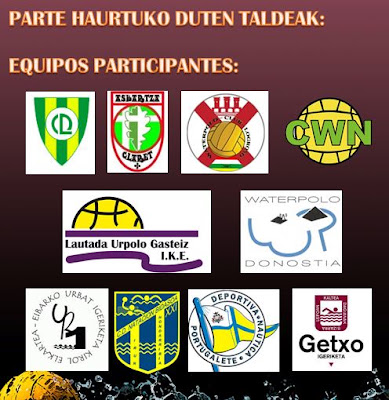 EN MARCHA YA NUESTRO 3er CAMPEONATO DE WATERPOLO ALEVIN CIUDAD DE VITORIA-GASTEIZ — cartel