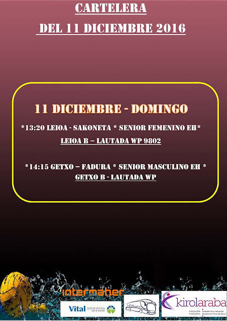 RESUMEN DEL FIN DE SEMANA DEL 3 AL 6 DE DICIEMBRE