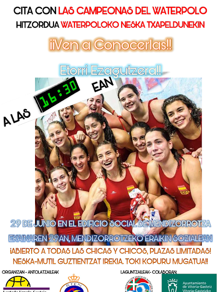 CITA CON LAS CAMPEONAS DEL WATERPOLO: MUJER+DEPORTE+WATERPOLO!!!!!!!