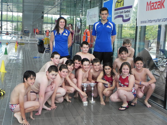 Lautada CAMPEÓN del IV Campeonato de Waterpolo Alevin Ciudad de Vitoria-Gasteiz