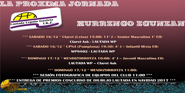 RESUMEN PARTIDO DEL FIN DE SEMANA DEL 10 de DICIEMBRE DE 2017 — cartel