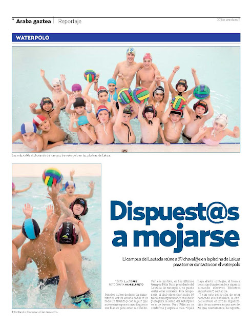 DIVERSIÓN Y GRAN AMBIENTE EN NUESTRO CAMPUS DE WATERPOLO EN NAVIDAD