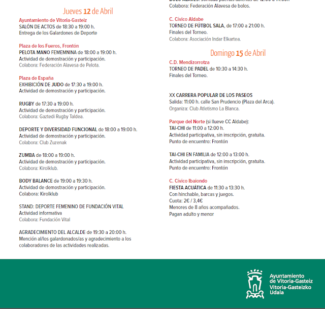 WATERPOLO PARA TODOS EN LA SEMANA DEL DEPORTE DE VITORIA-GASTEIZ - CC LAKUA