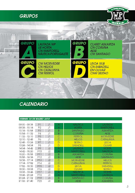LAUTADA WP INFANTIL MIXTO ESTARÁ PRESENTE EN EL 4º TORNEO WP CAMP BIZKAIA