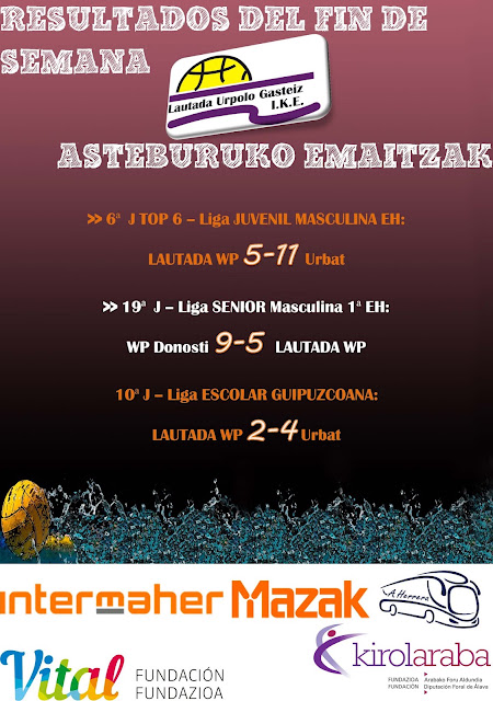 RESULTADOS DE FIN DE SEMANA Y CALENDARIO DEL 25 DE MARZO DE 2018 — cartel