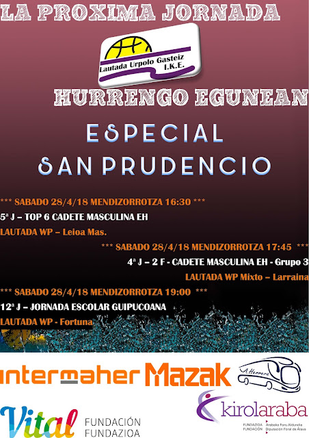 UN SAN PRUDENCIO MUY WATERPOLERO!!! — cartel