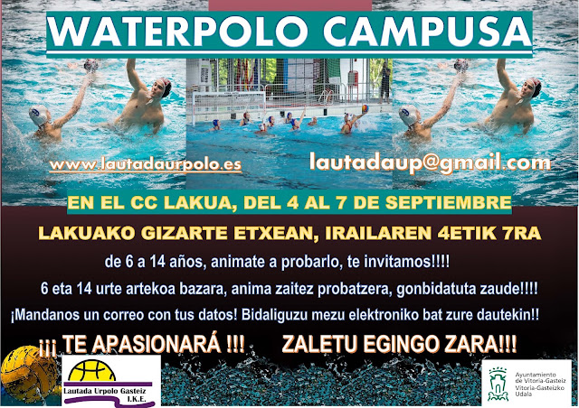 CAMPUS DE OTOÑO, NO TE PIERDAS UNA NUEVA OPORTUNIDAD DE CONOCER Y DISFRUTAR DEL WATERPOLO — cartel