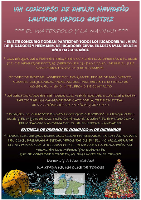 VIII CONCURSO DE DIBUJO LAUTADA EN NAVIDAD — cartel