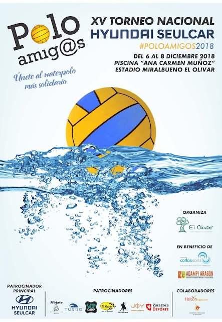 POLOAMIGOS 2018, UN AÑO MÁS LA FIESTA DEL WATERPOLO EN MARCHA — cartel