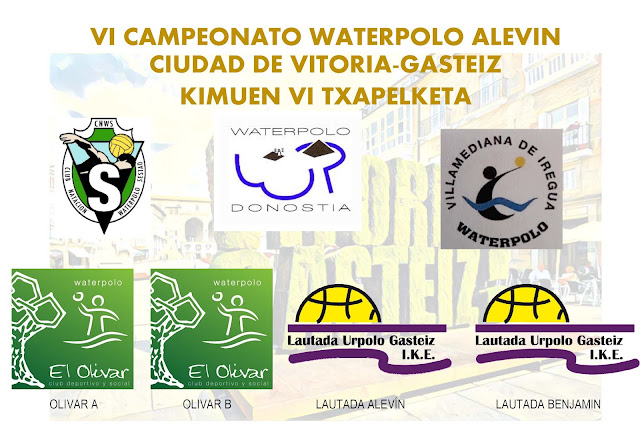 VI CAMPEONATO DE WATERPOLO ALEVIN CIUDAD DE VITORIA-GASTEIZ AL DETALLE