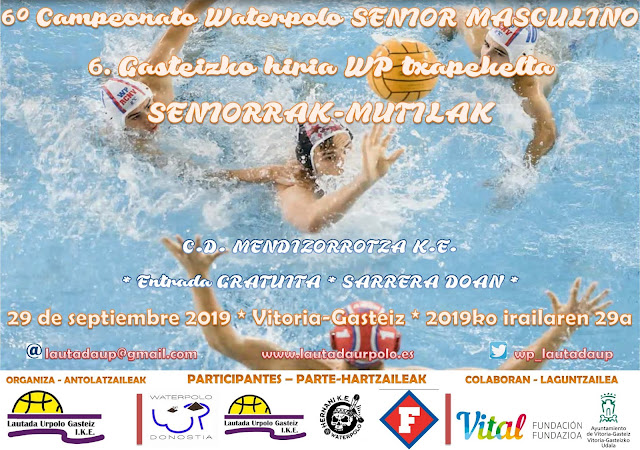 LLEGAN LOS CAMPEONATOS CIUDAD DE VITORIA GASTEIZ 2019 — cartel