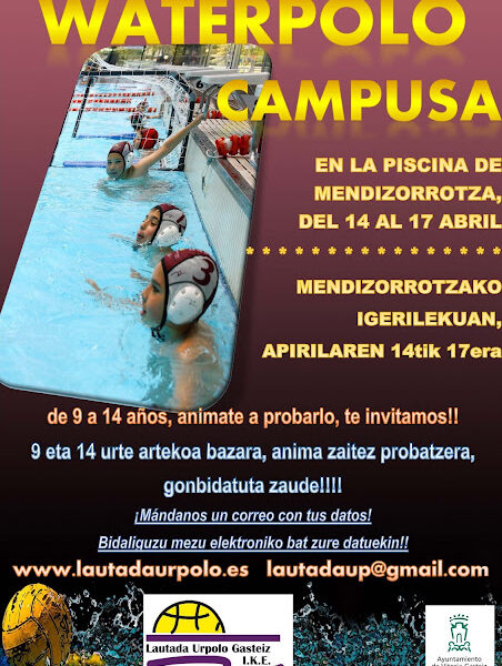 CAMPUS WATERPOLO ESCOLAR PRIMAVERA 2020 - DEL 14 AL 17 DE ABRIL