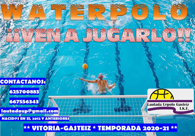 W A T E R P O L O, ¡¡ VEN A JUGARLO !! * ZATOZ JOLASTERA !! — cartel