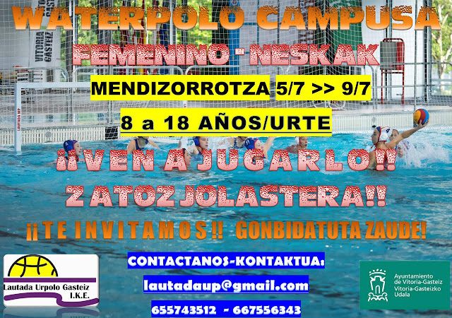 VUELVEN LOS CAMPUS DE WATERPOLO - VEN A JUGARLO!!!