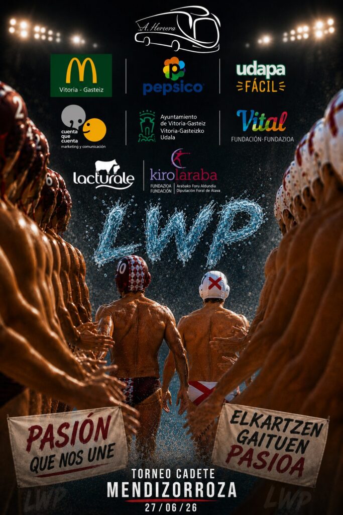 Cartel del torneo cadete de Lautada en Mendizorrotza, 27 de junio de 2026
