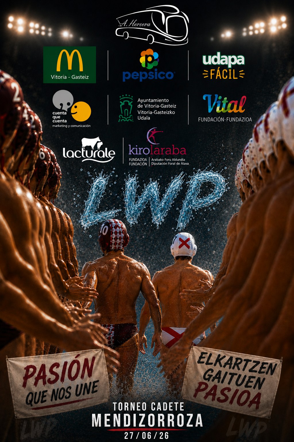 Torneo cadete en Mendizorrotza — 27 de junio de 2026 — cartel